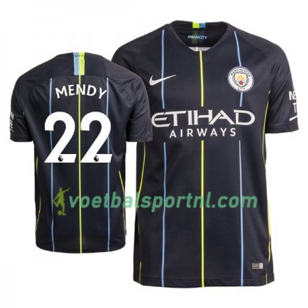 Manchester City Benjamin Mendy 22 Uit Shirt 2018-19 Manchester City Benjamin Mendy 22 Uit Shirt 2018-19